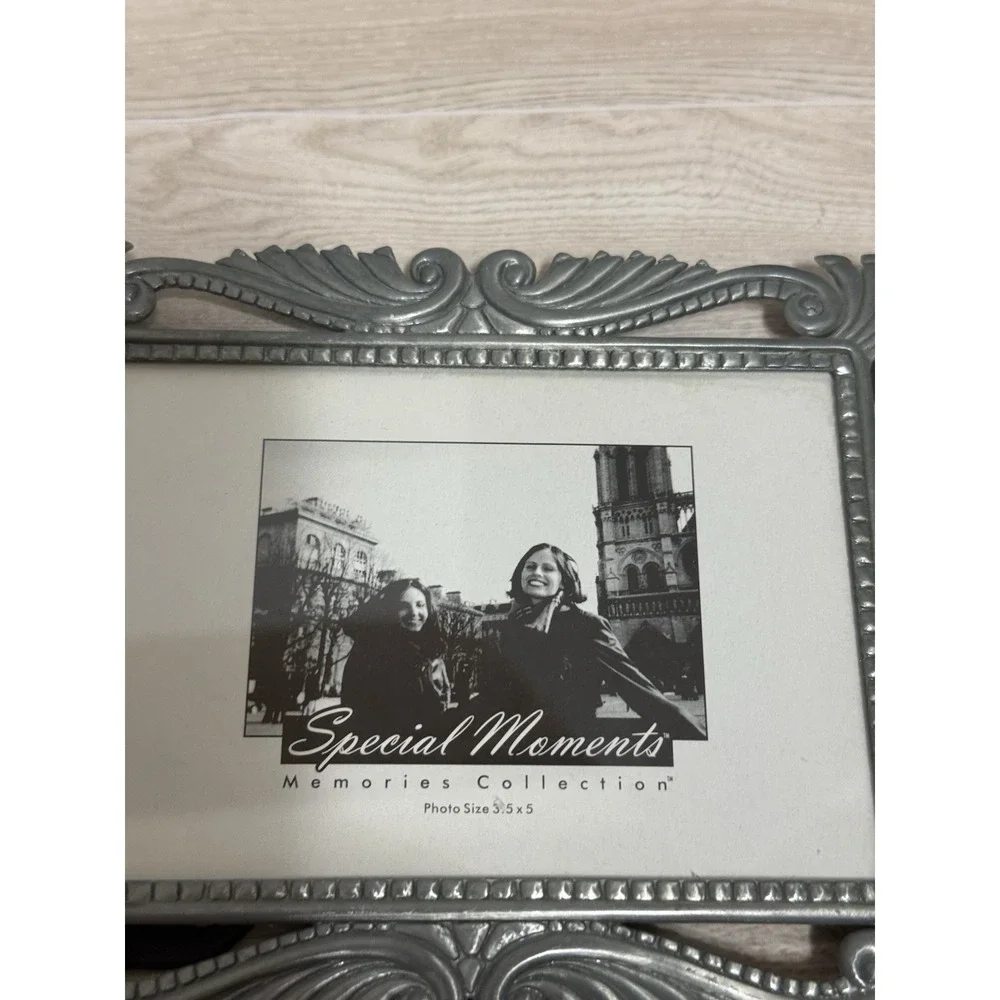 Special Moments Memories Collection Ornate Pewter Scroll 3.5x5 Picture‎ Frame